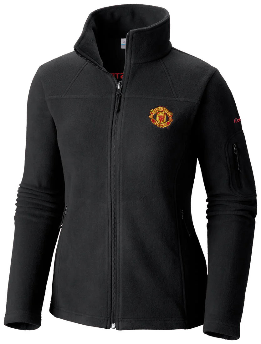 Columbia Women Black Fast Trek II Full Zip Fleece Jacket