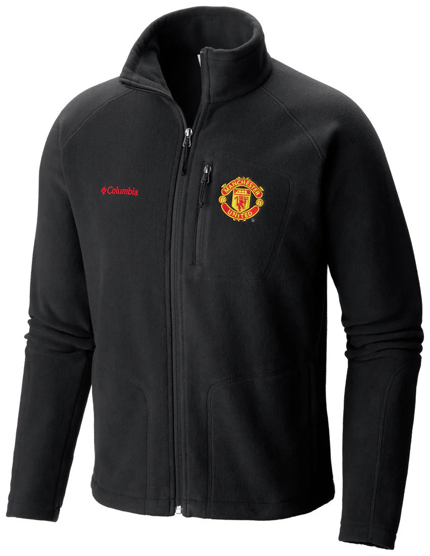 Columbia Men Black Fast Trek II Full Zip Fleece Jacket