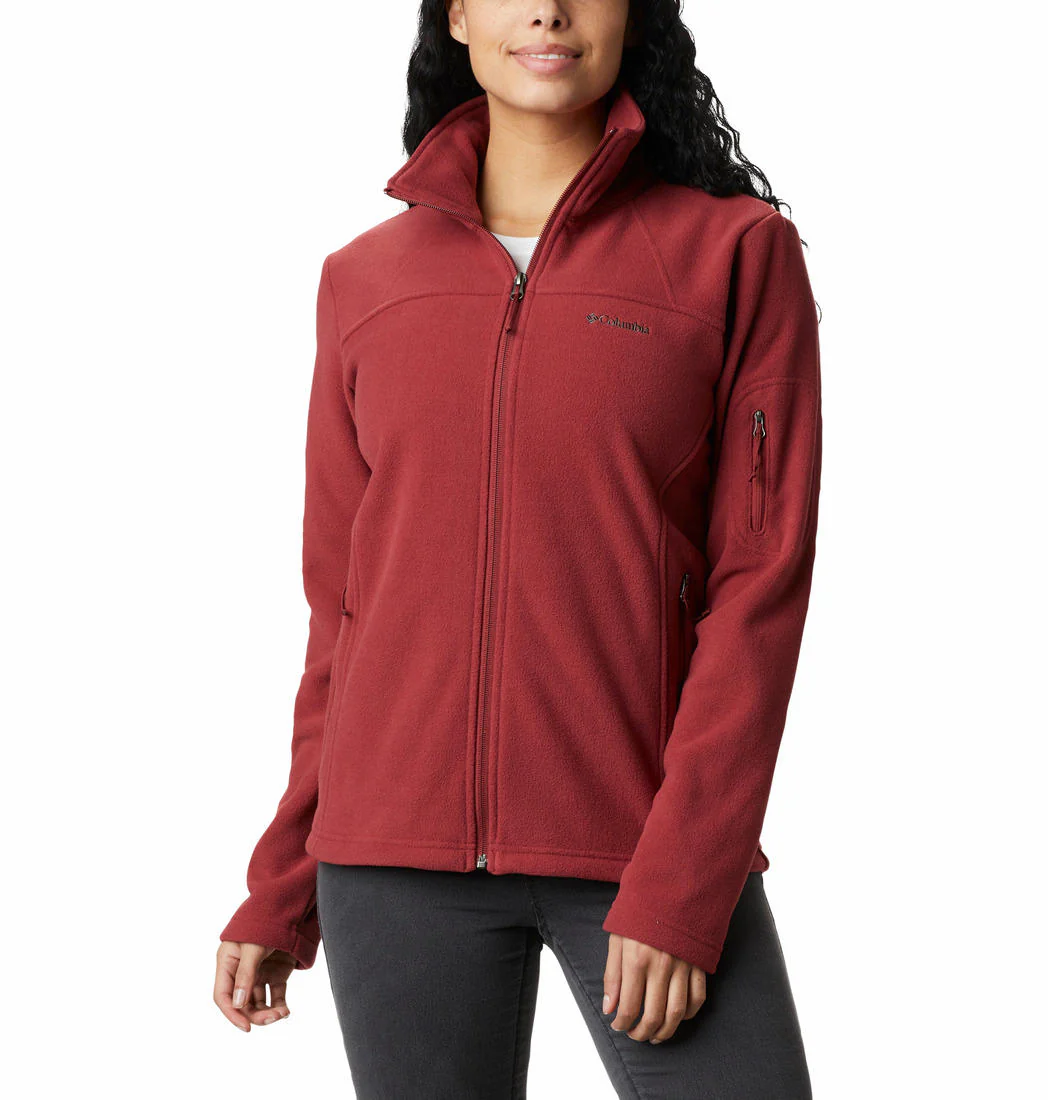 Columbia Women Red Fast Trek II Jacket