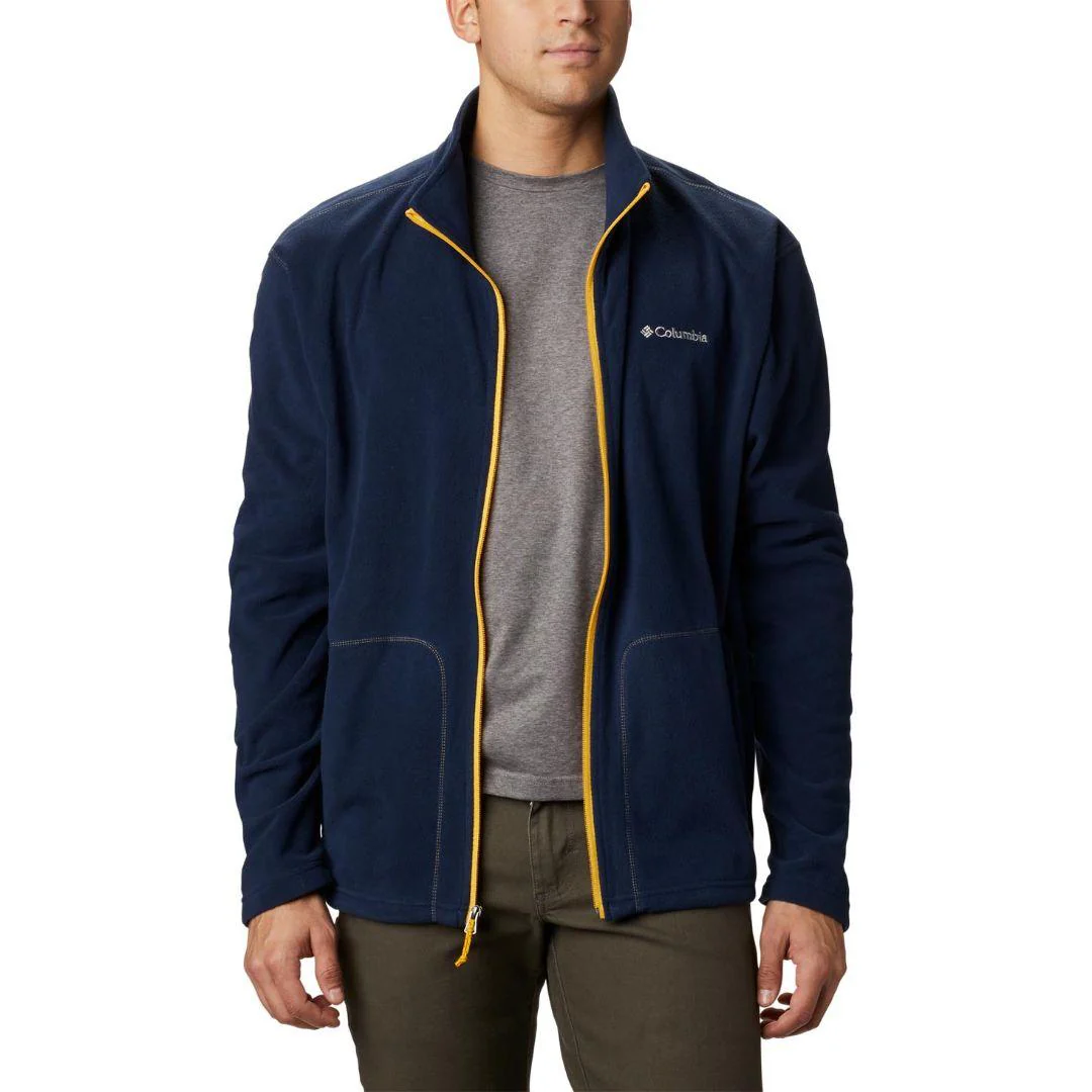 Columbia Men Blue Fast Trek Light Full Zip Fleece
