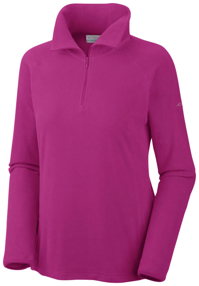 Columbia Women Red Glacial Fleece III 1/2 Zip