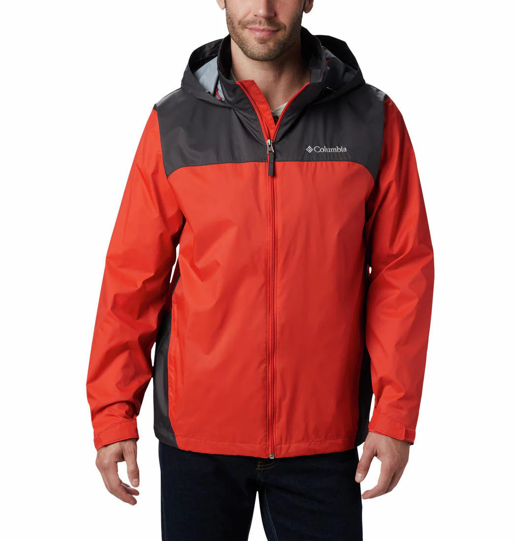Columbia Men Orange Glennaker Lake Rain Jacket