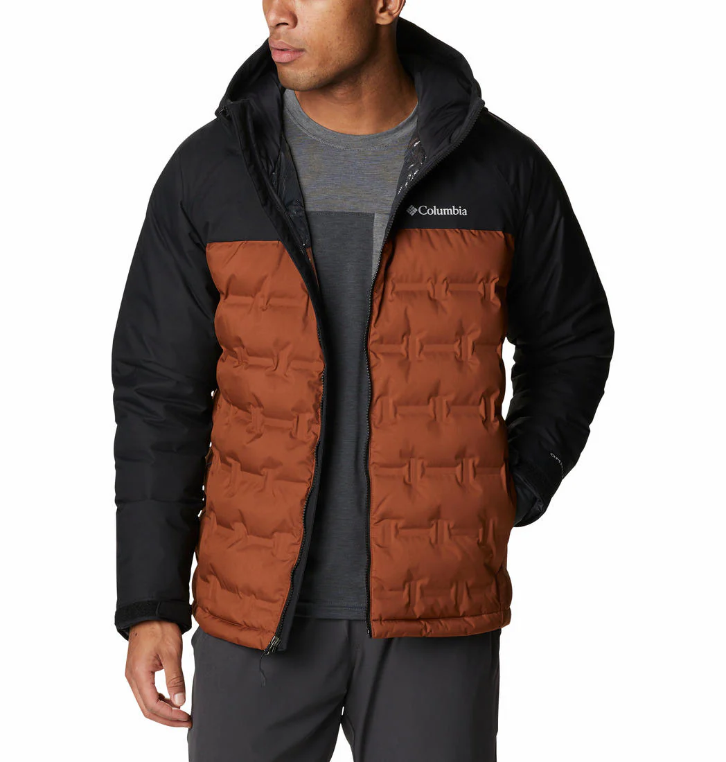 Columbia Men Brown Grand Trek Down Jacket