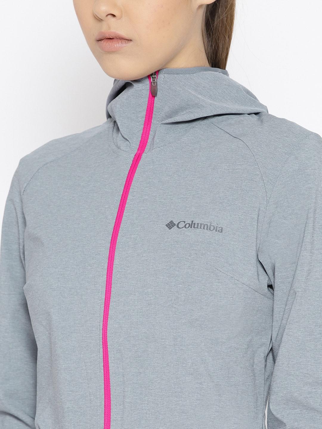 Columbia Women Grey Heather Canyon Softshell Jacket - Image 2