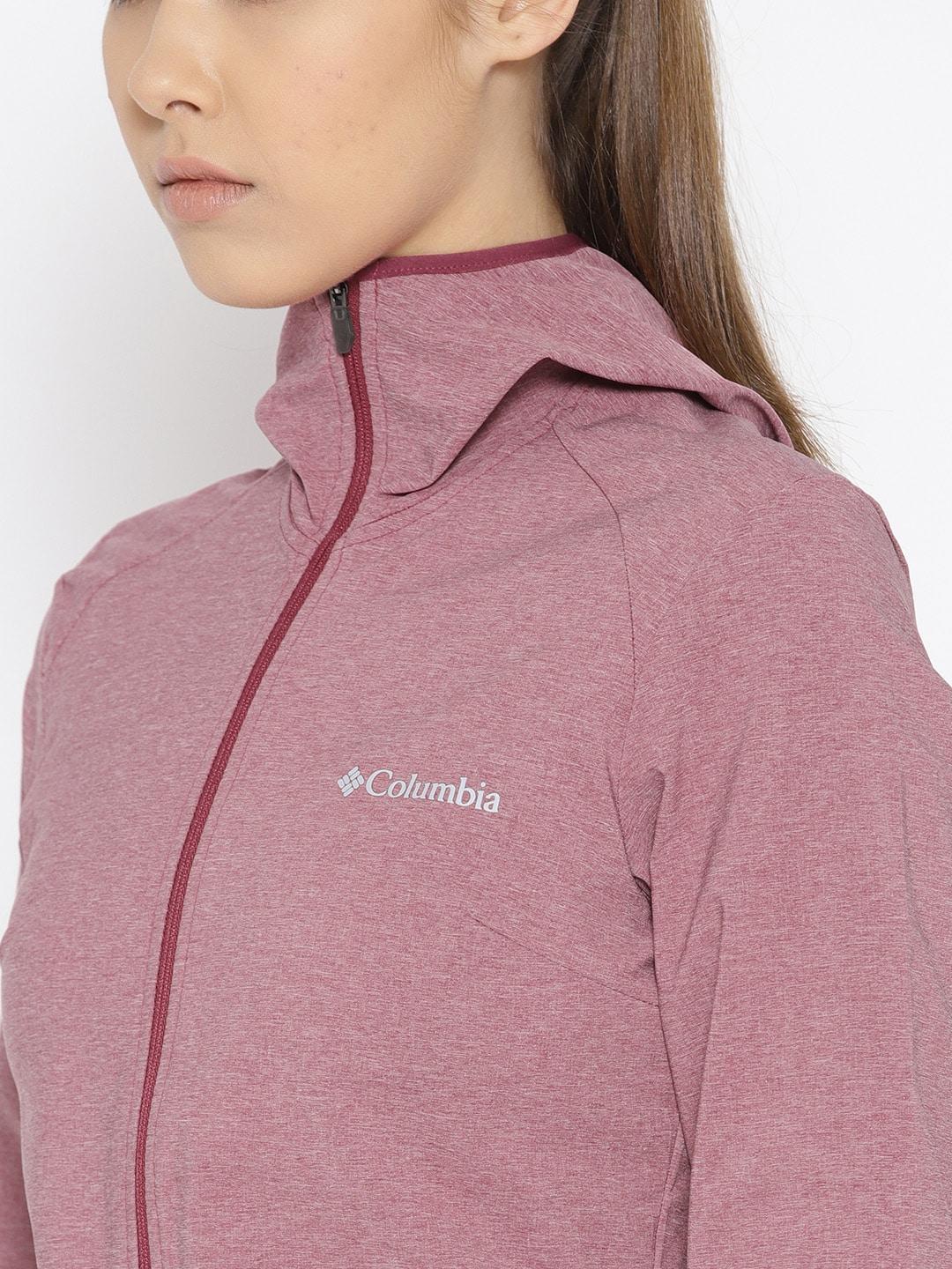 Columbia Women Purple Heather Canyon Softshell Jacket - Image 2