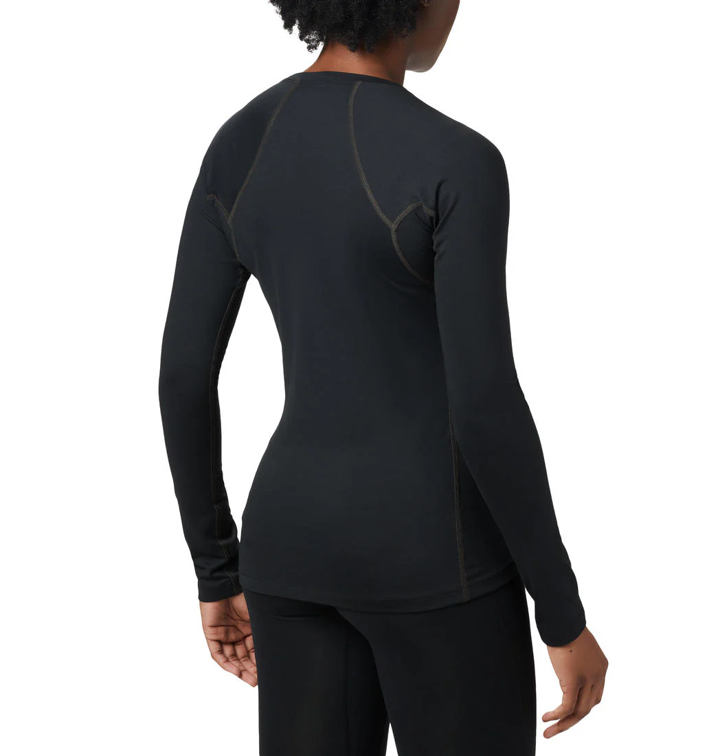 Columbia Women Black Heavy Weight Stretch Long Sleeve Top (Non Returnable) - Image 2