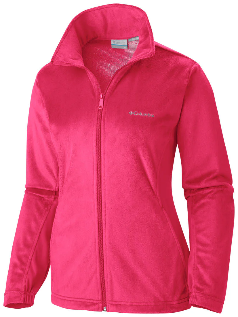 Columbia Women Red Hotdots II Full Zip