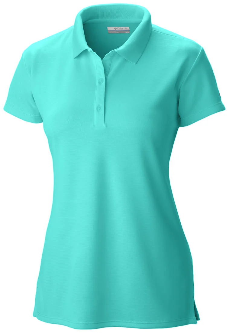 Columbia Women Yellow Innisfree SS Polo (Sun Protection)