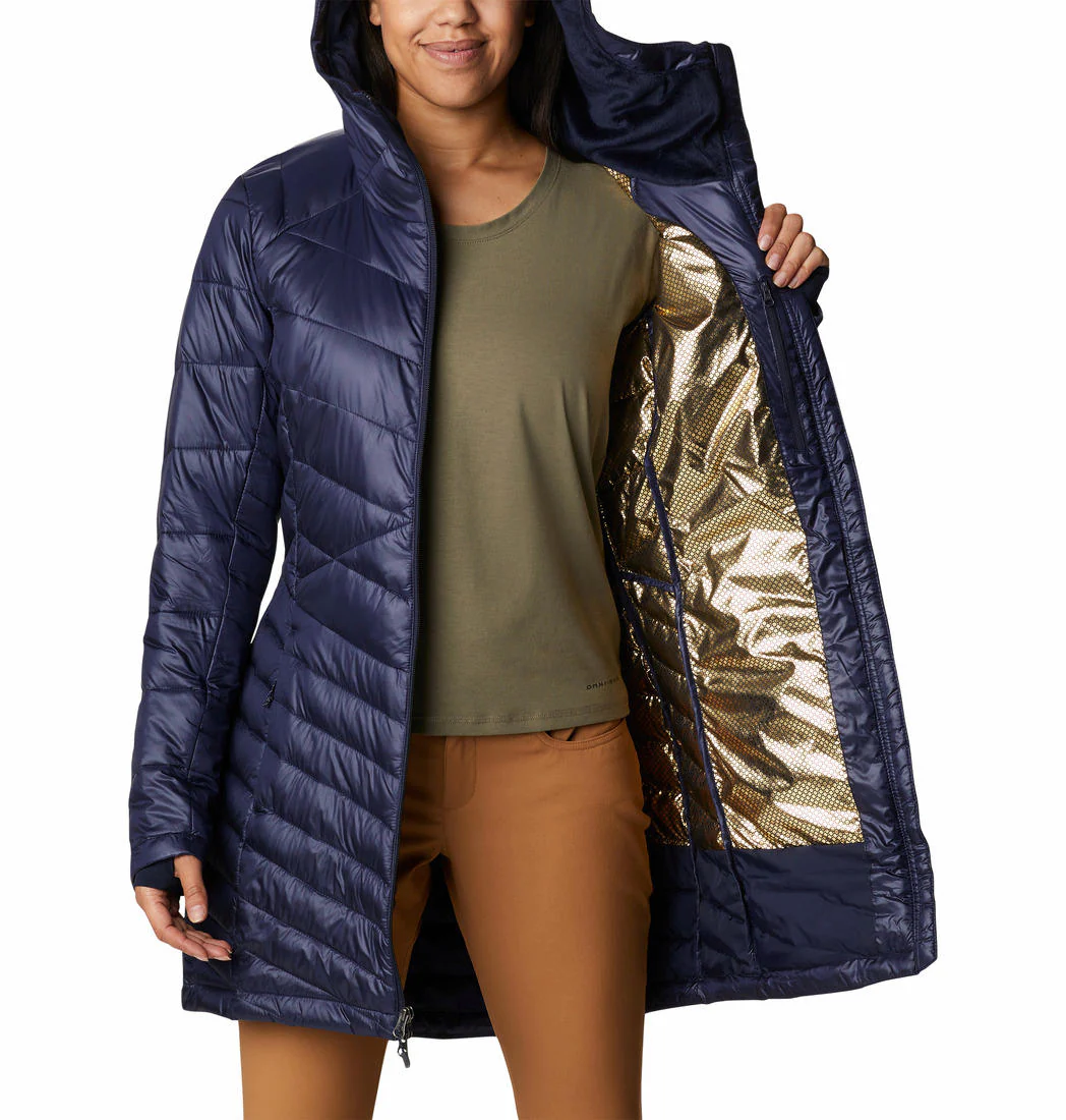 Columbia Women Navy Blue Joy Peak Mid Jacket - Image 3