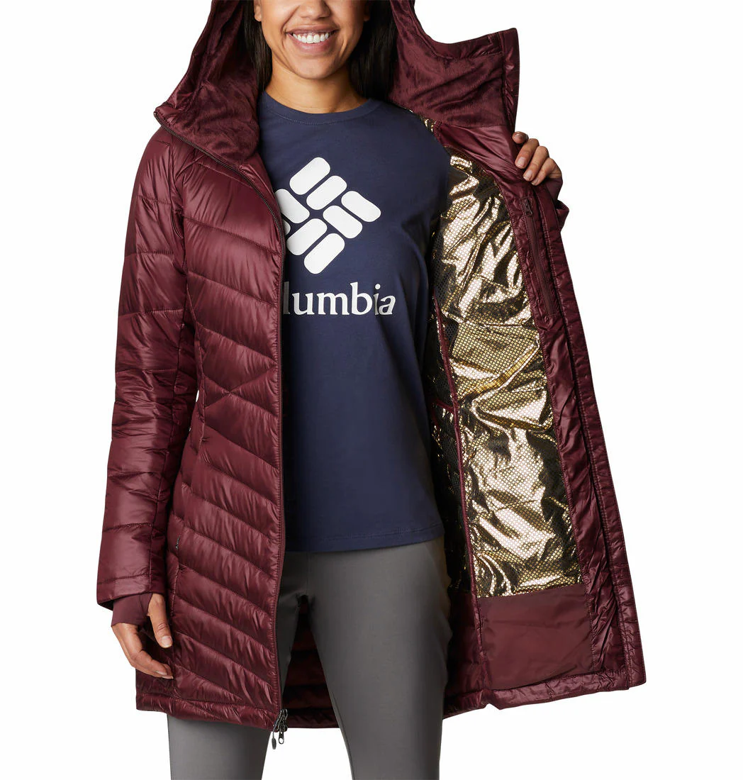 Columbia Women Maroon Joy Peak Mid Jacket - Image 3