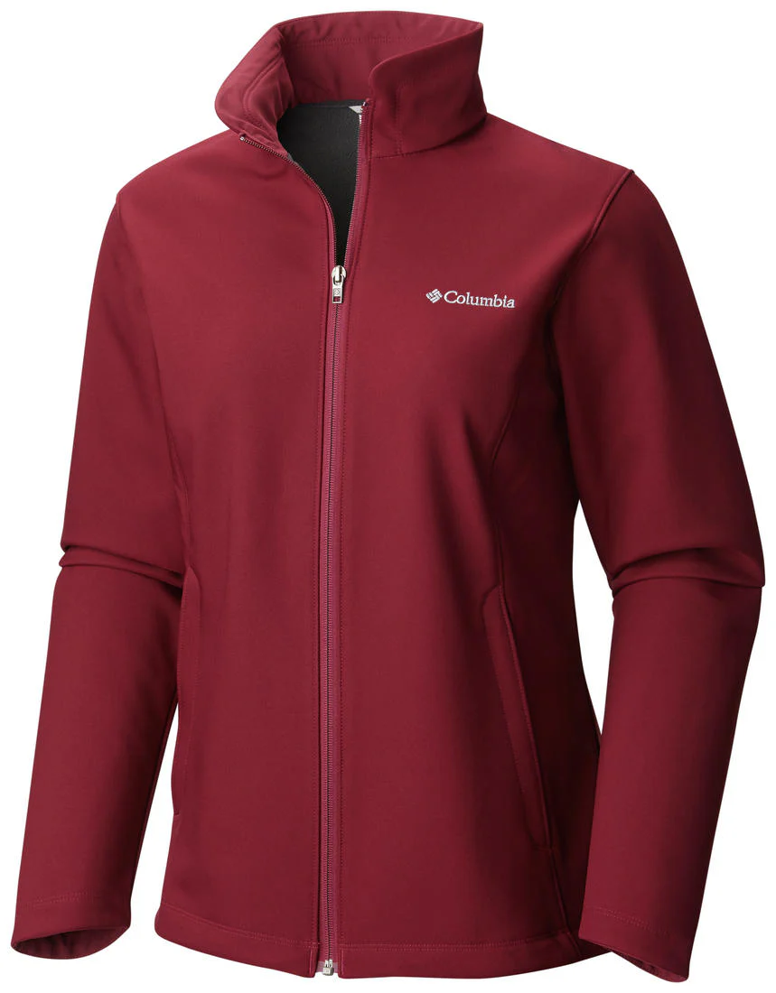 Columbia Women Red Kruser Ridge Softshell