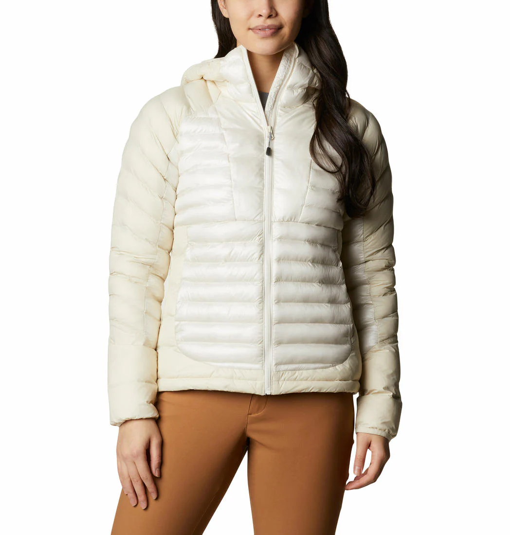 Columbia Women White Labyrinth Loop Hooded Jacket