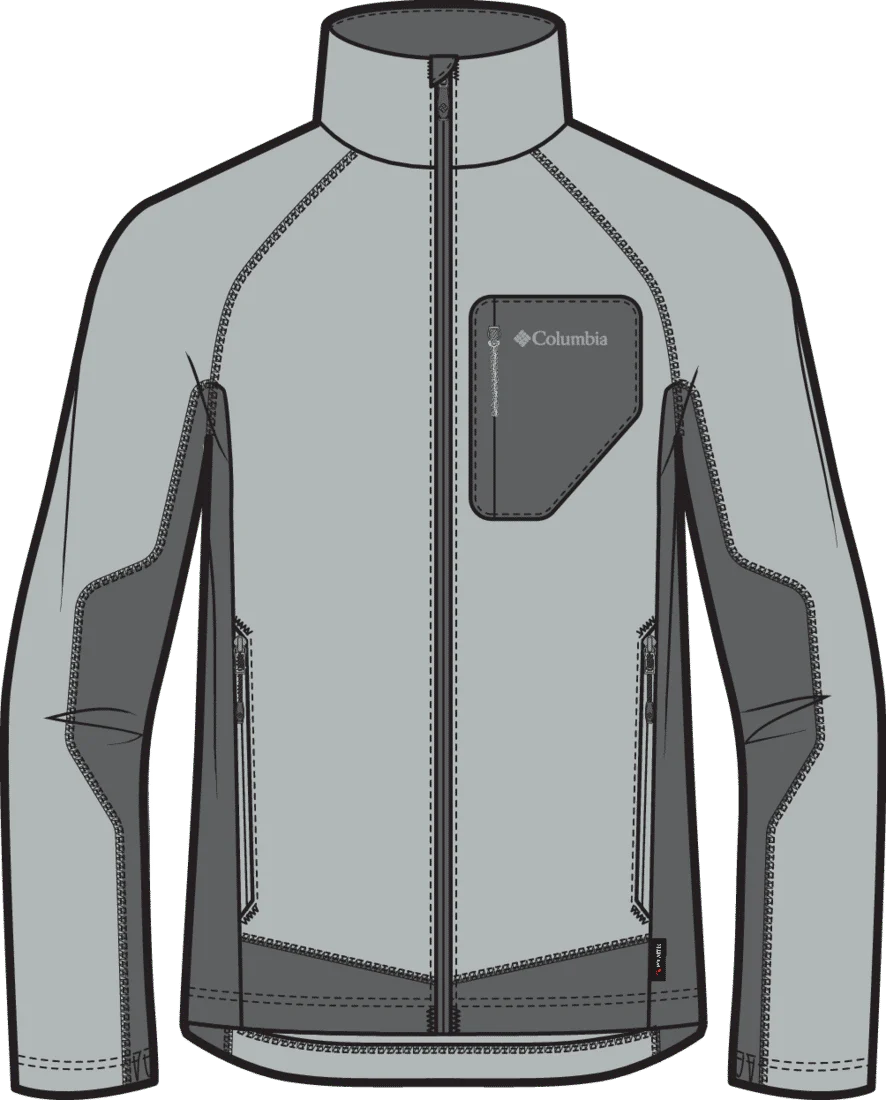 Columbia Men Black M Polar Powder Full Zip