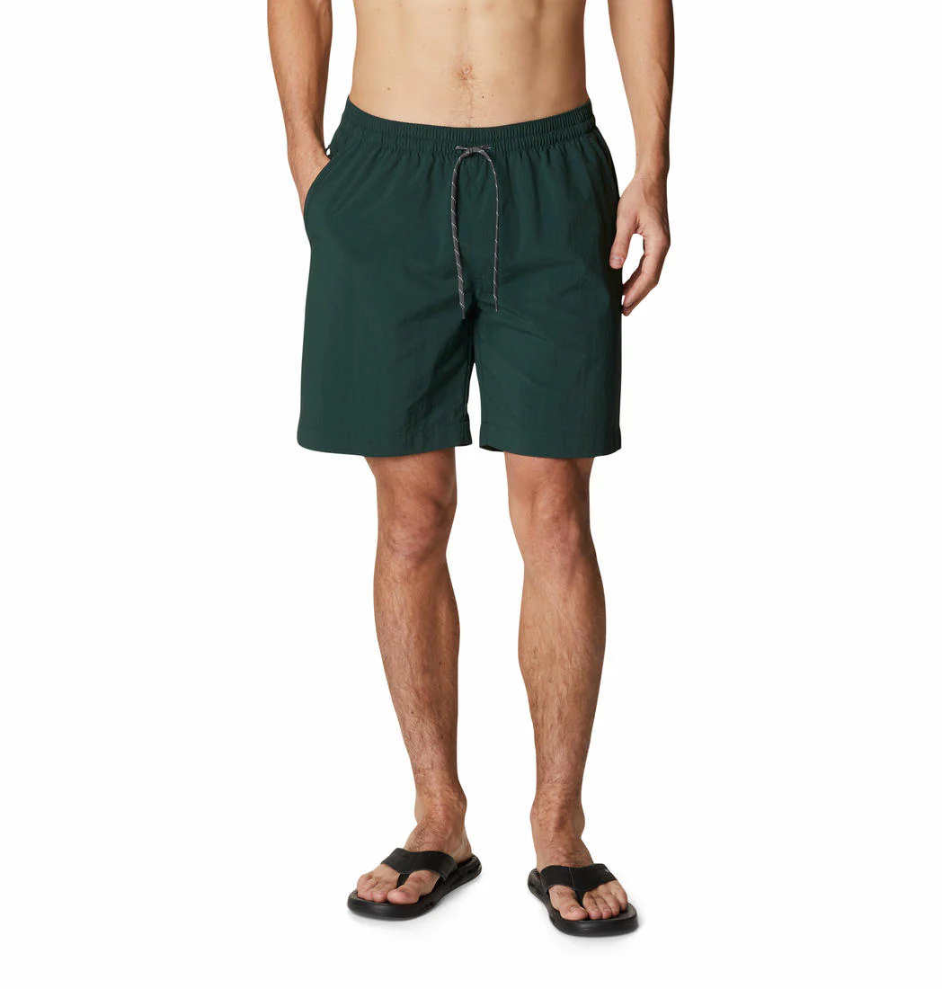 Columbia Men Green M Summerdry Short (Sun Protection)