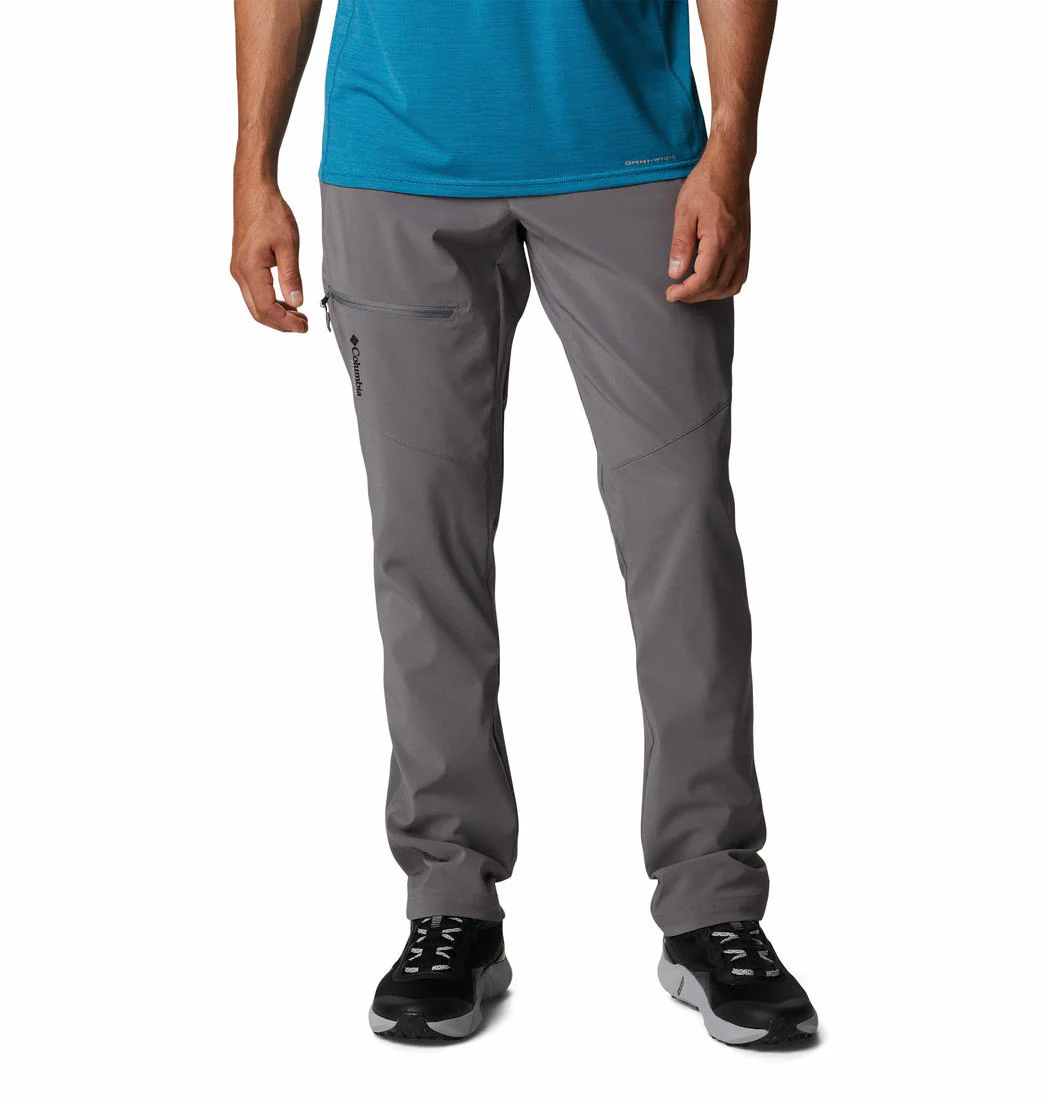 Columbia Men Grey M Titan Pass Pant (Sun Protection)