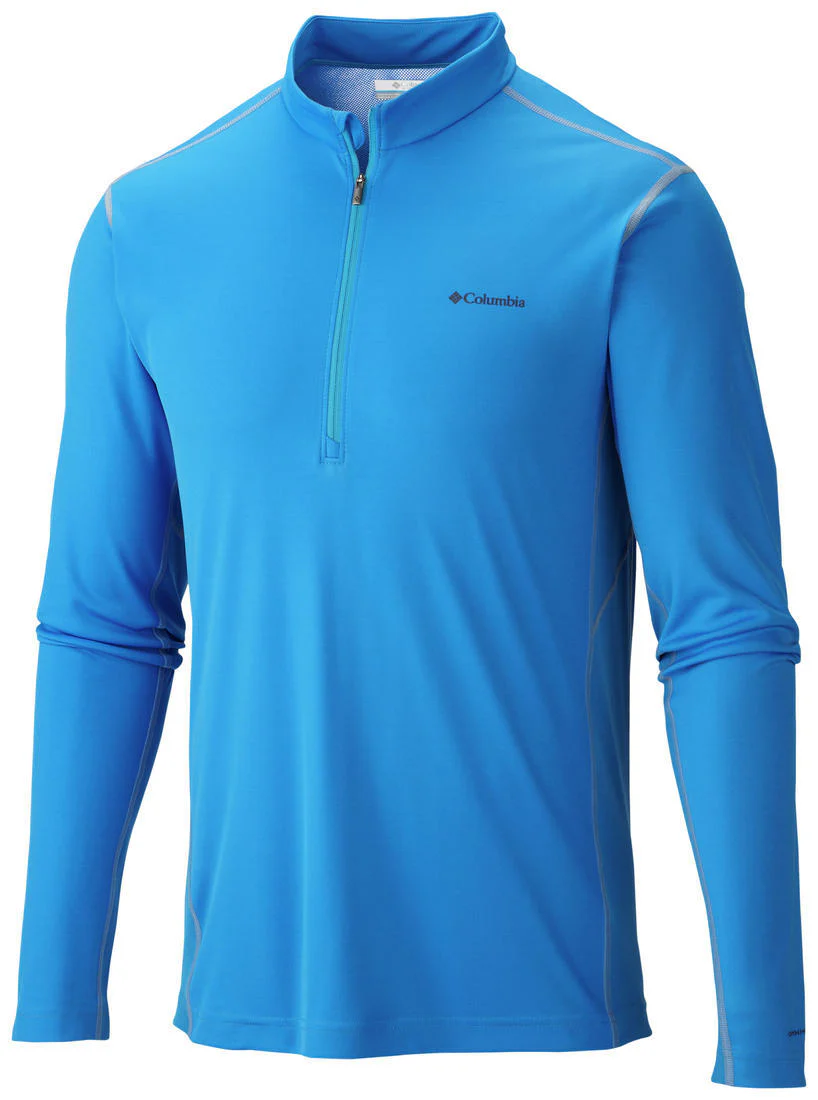 Columbia Men Blue Midweight II Long Sleeve Half Zip (Non Returnable)