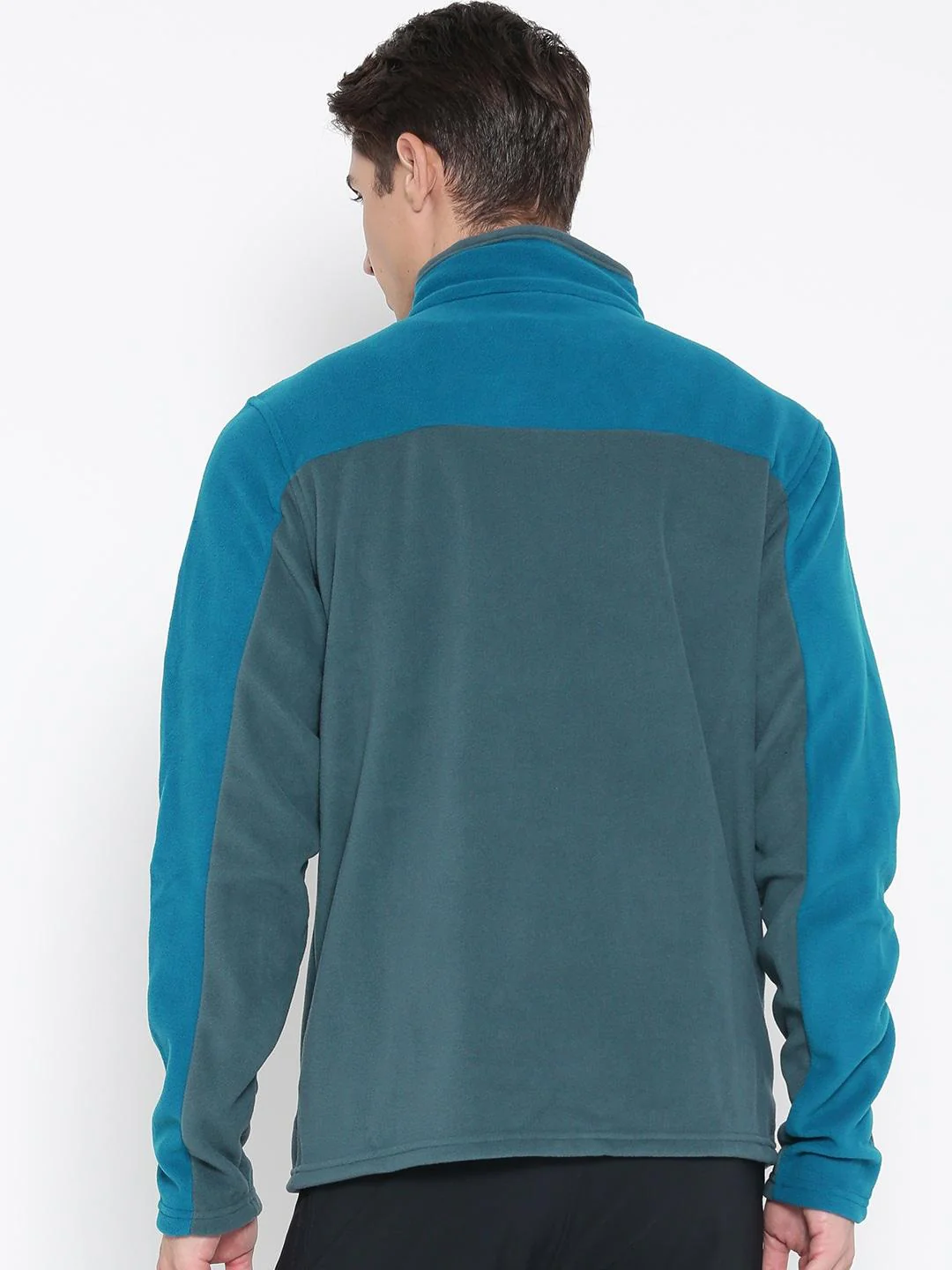 Columbia Men Green Midweight Stretch Print Long Sleeve Top (Non Returnable) - Image 4