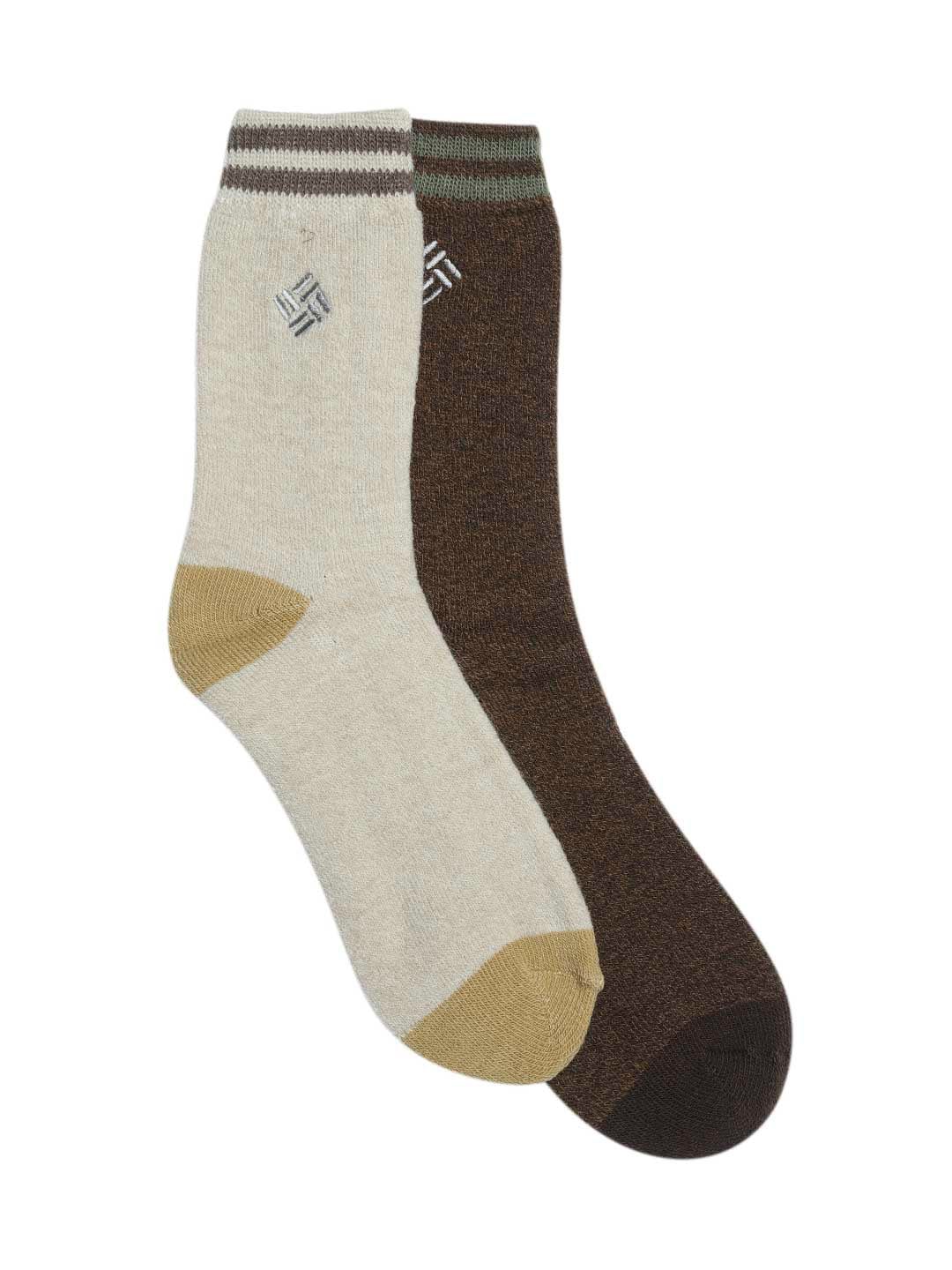 Columbia Men Brown Midweight Thermal Basic (2 Pair) (Non Returnable)