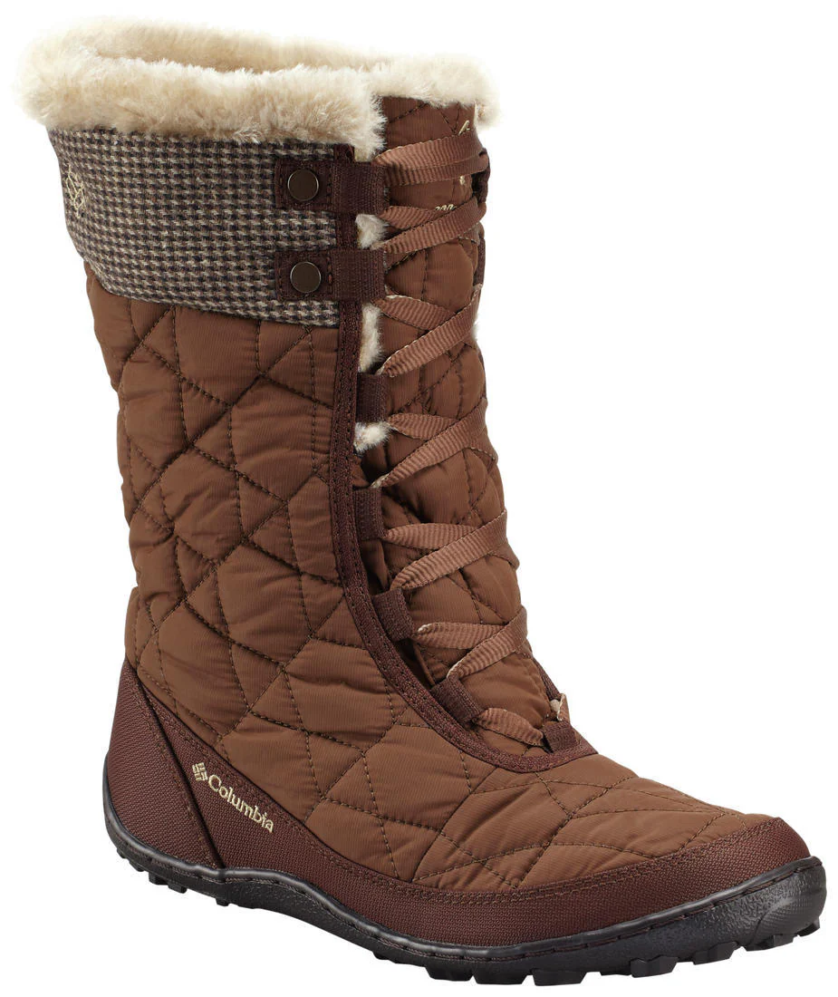 Columbia Women Brown MINX MID II OMNI-HEAT TWEED