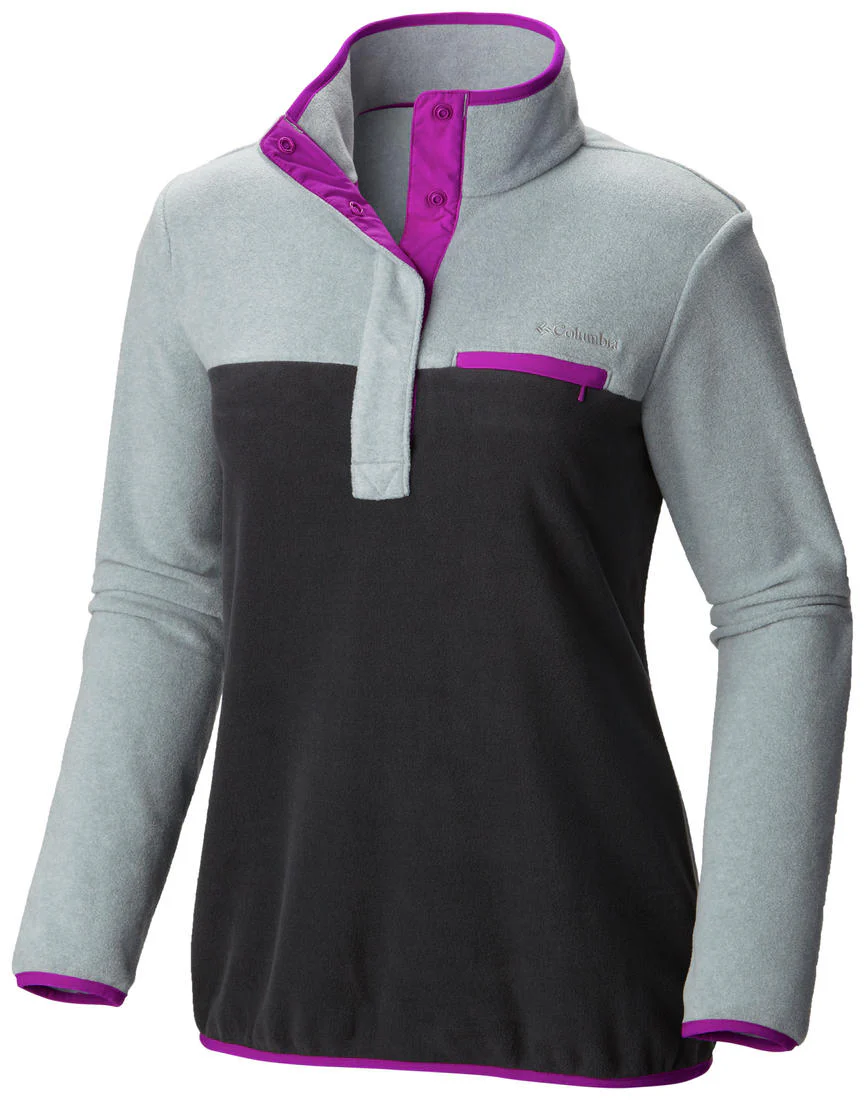 Columbia Women Black Mountain Side Pull Over