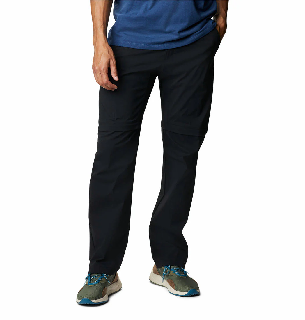 Columbia Men Black Newton Ridge Convertible Pant (Sun Protection)