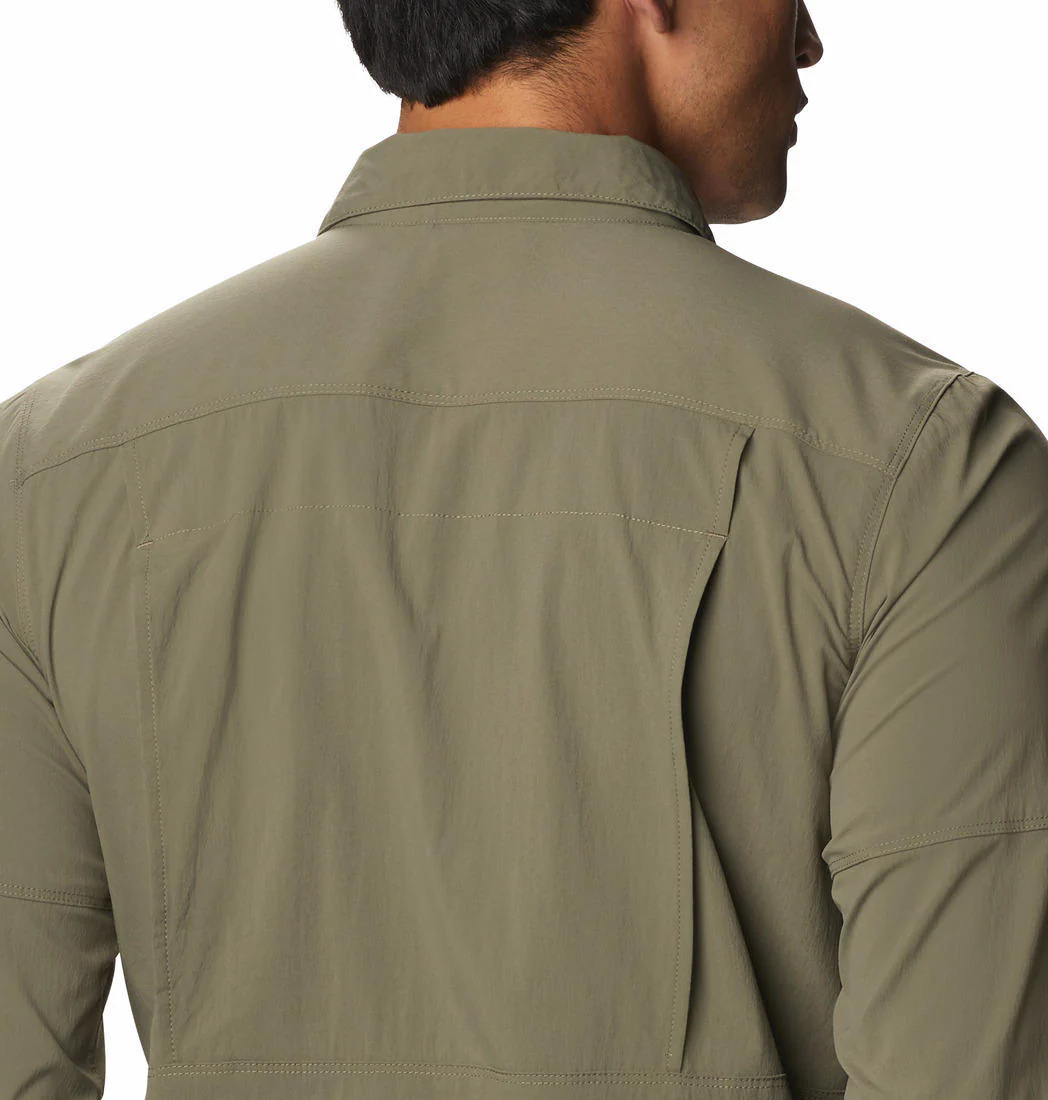 Columbia Men Green Newton Ridge Long Sleeve (Sun Protection) - Image 5