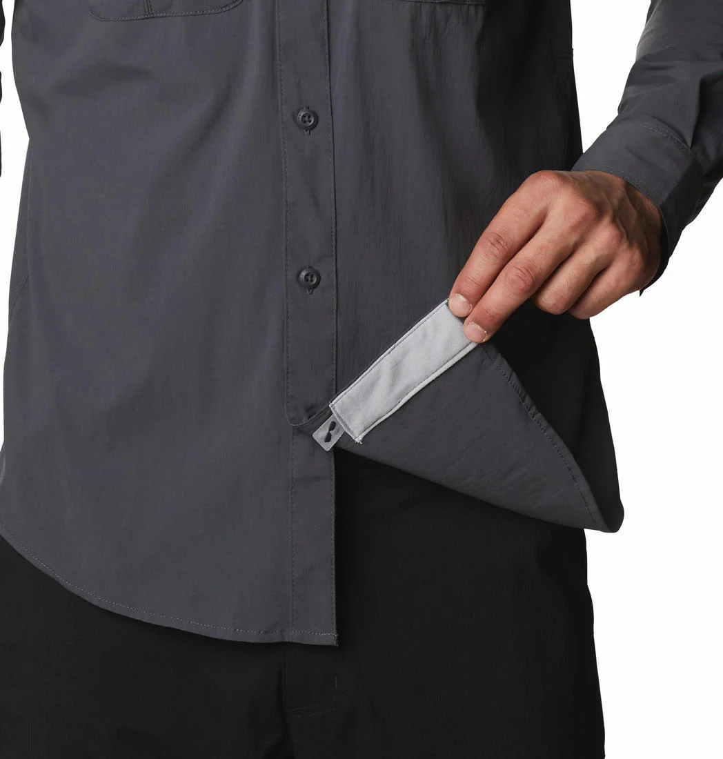 Columbia Men Black Newton Ridge Long Sleeve (Sun Protection) - Image 11
