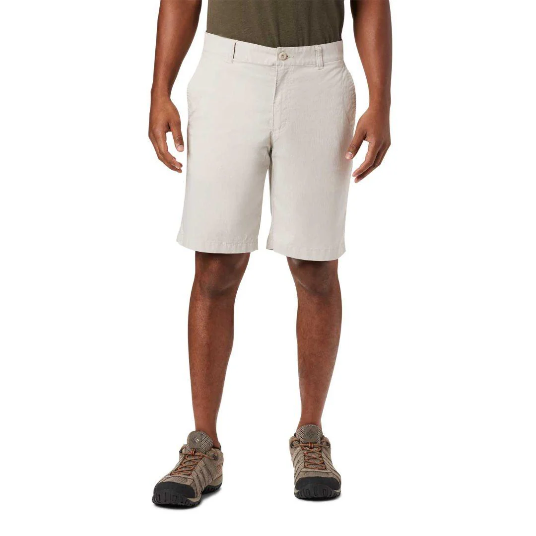 Columbia Men Beige Outdoor Elements Chambray Short