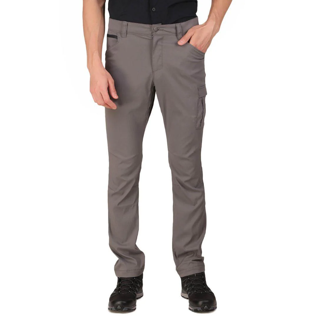 Columbia Men Grey Outdoor Elements Stretch Pant (Sun Protection)