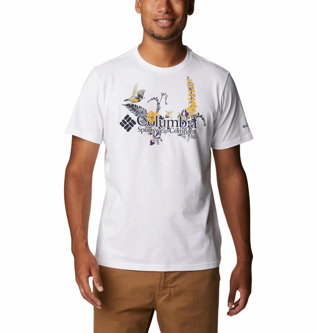 Columbia Men White Path Lake Graphic Tee II