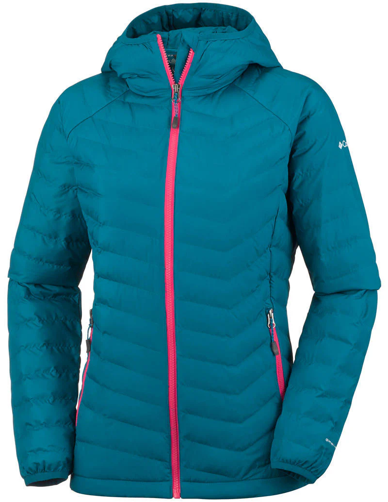 Columbia Women Blue Powder Lite Hooded Jacket
