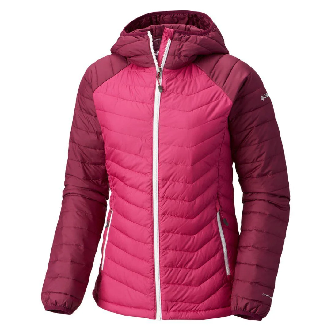 Columbia Women Red Powder Lite Hooded Jacket