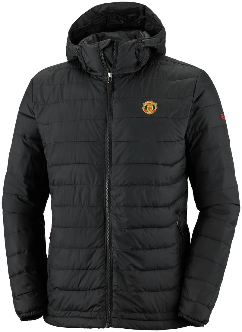 Columbia Men Black Powder Lite Hooded Jacket
