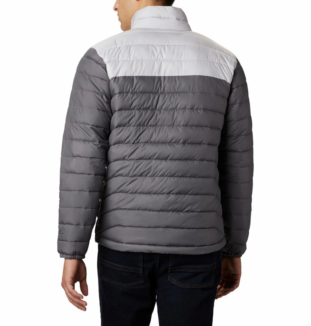 Columbia Men Grey Powder Lite Jacket - Image 5