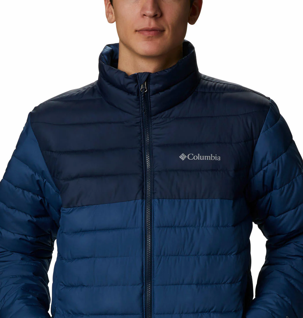 Columbia Men Blue Powder Lite Jacket - Image 3