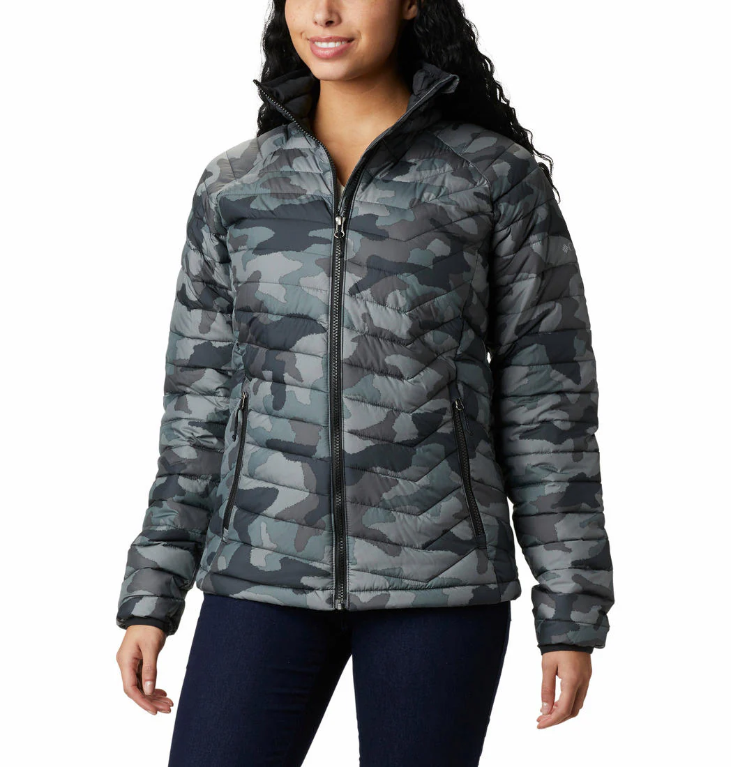 Columbia Women Black Powder Lite Jacket
