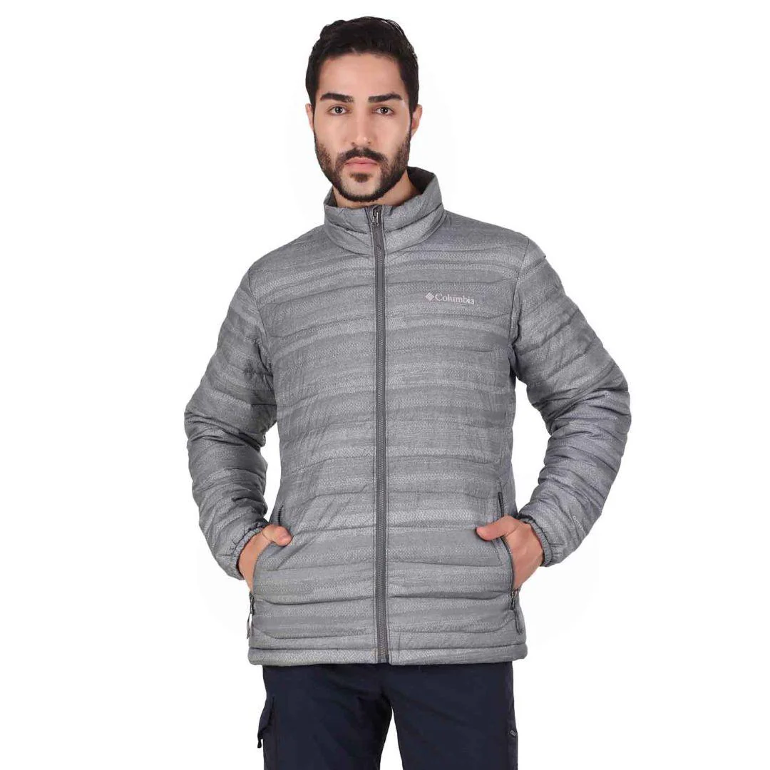 Columbia Men Grey Powder Lite Jacket