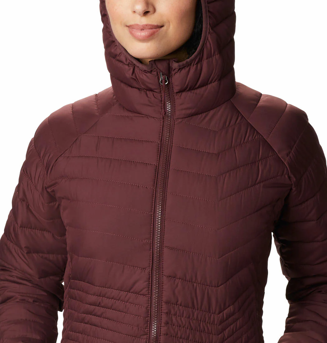 Columbia Women Maroon Powder Lite Mid Jacket - Image 6