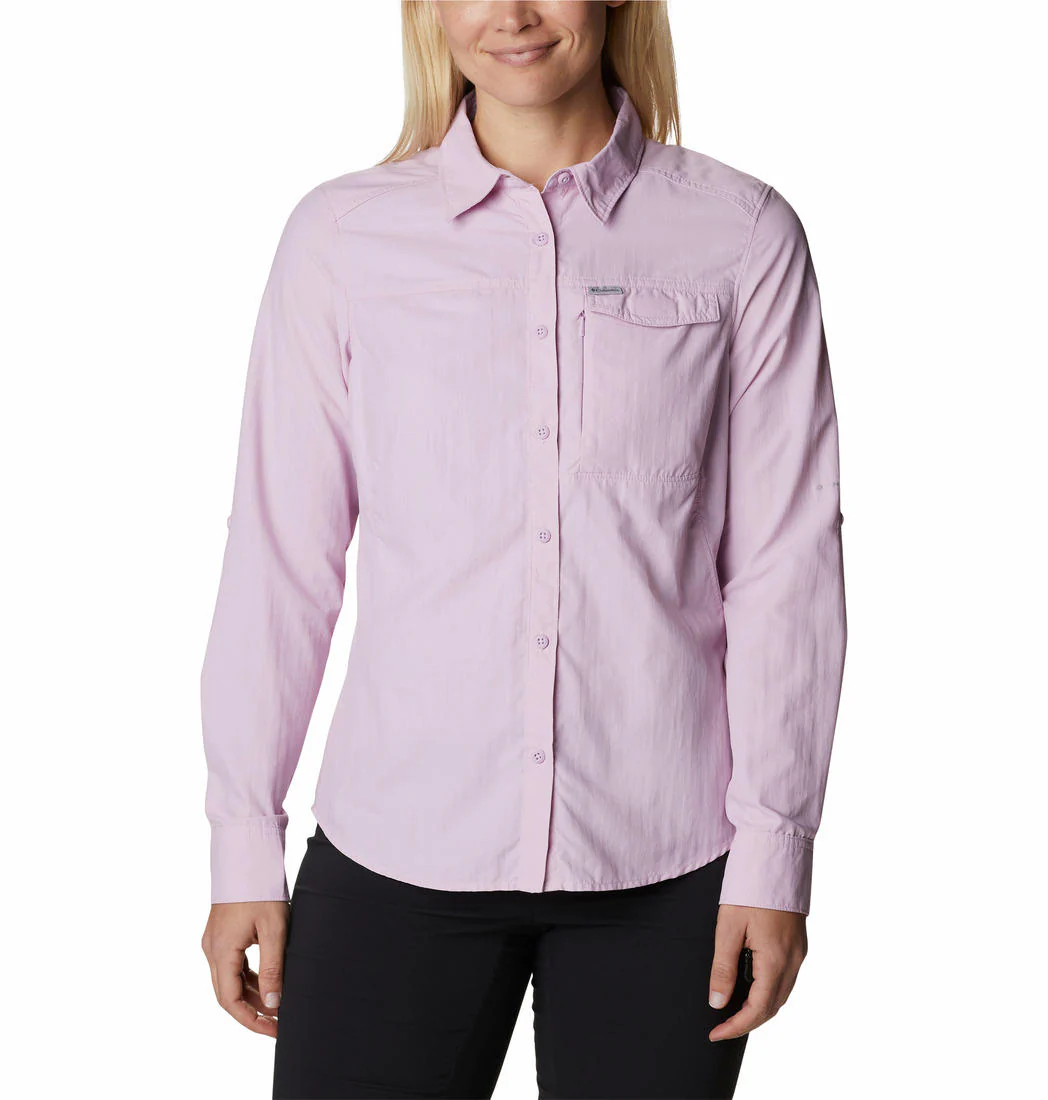 Columbia Women Purple Silver Ridge 2.0 Long Sleeve (Sun Protection)