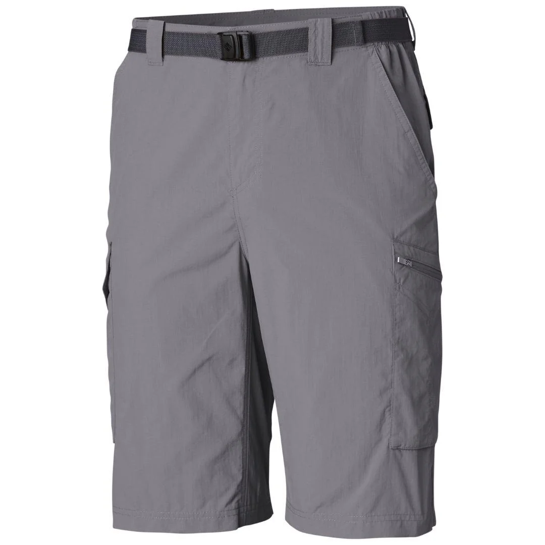 Columbia Men Black Silver Ridge Cargo Short (Sun Protection)