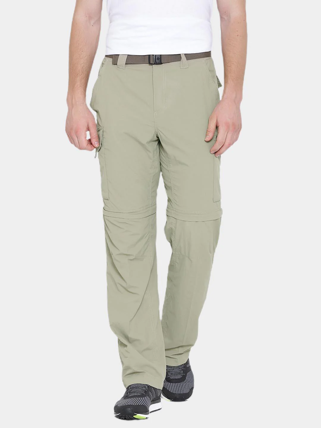 Columbia Men Beige Silver Ridge Convertible Pant (Sun Protection)