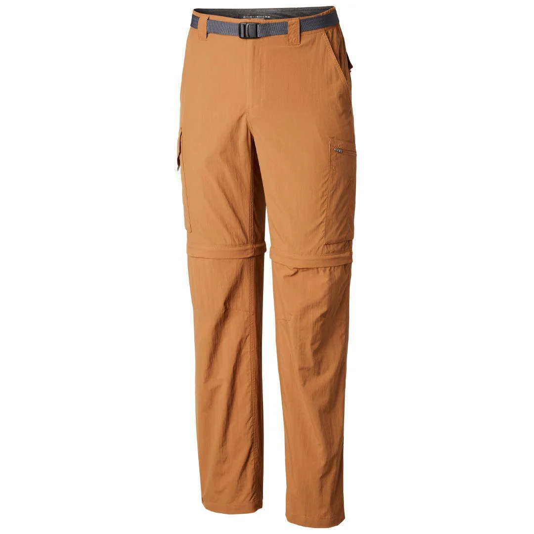 Columbia Men Brown Silver Ridge Convertible Pant (Sun Protection)