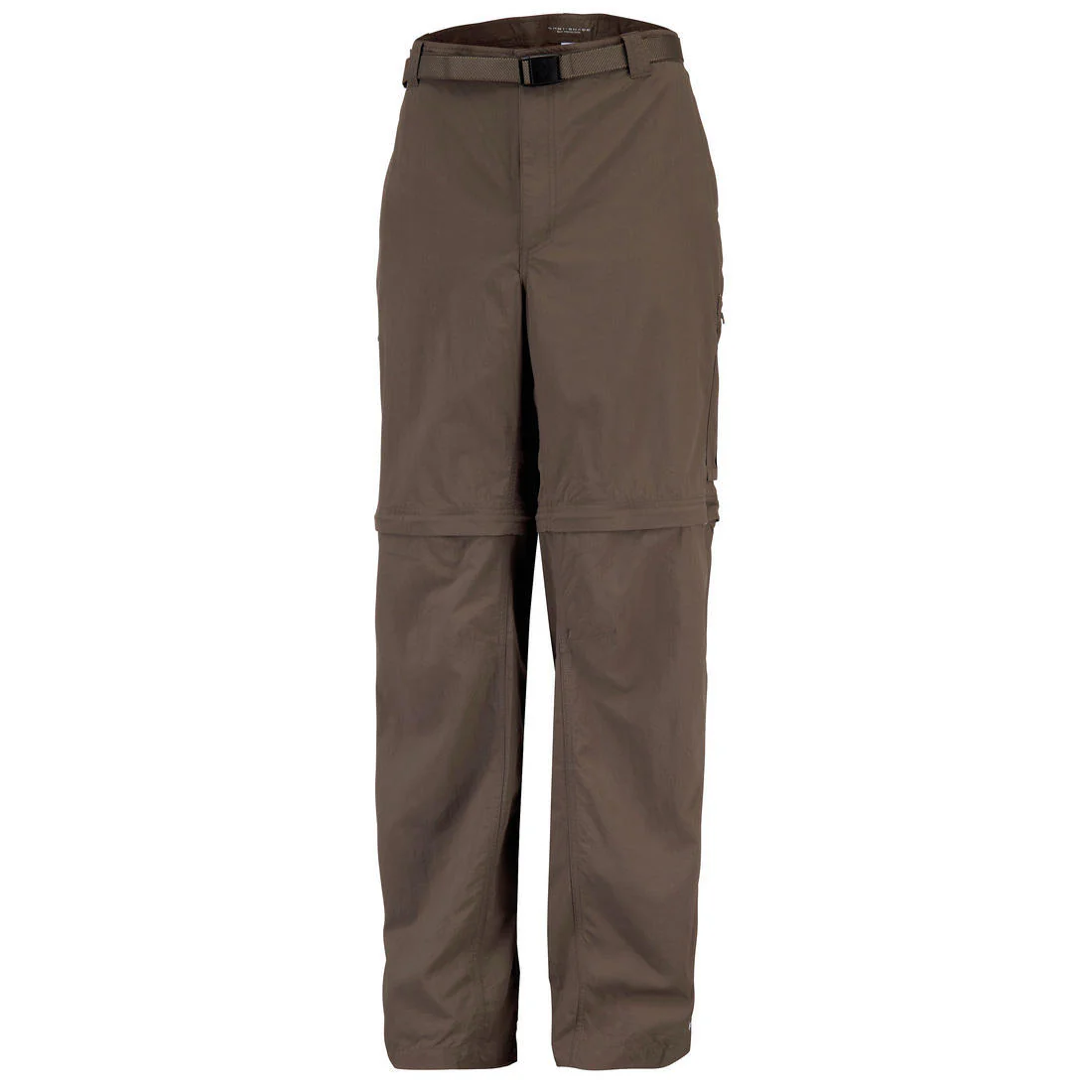 Columbia Men Brown Silver Ridge Convertible Pant (Sun Protection)