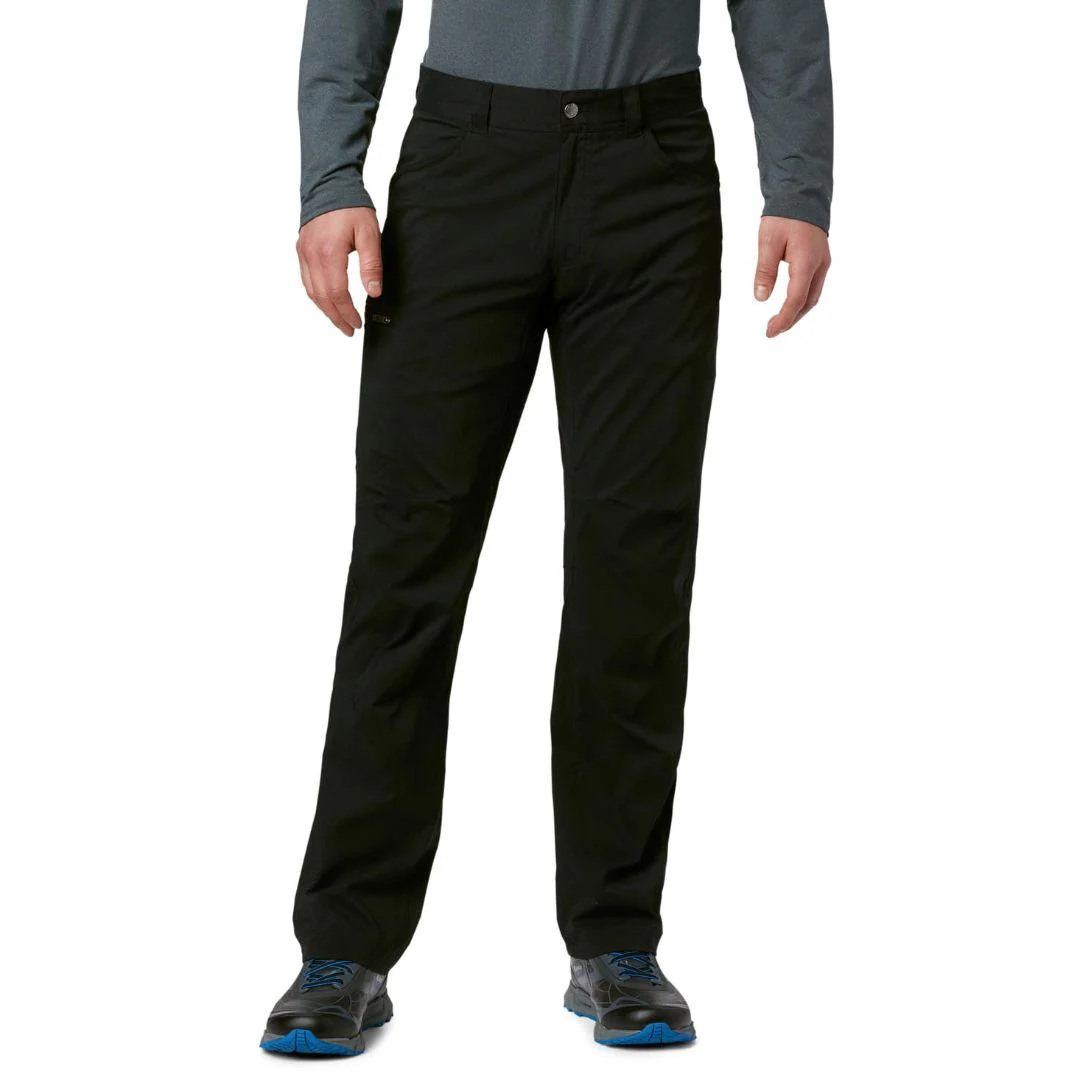 Columbia Men Black Silver Ridge II Stretch Pant (Sun Protection)