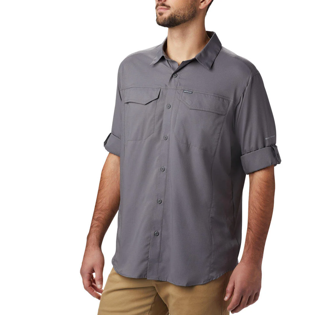 Columbia Men Grey Silver Ridge Lite Long Sleeve Shirt (Sun Protection) - Image 4