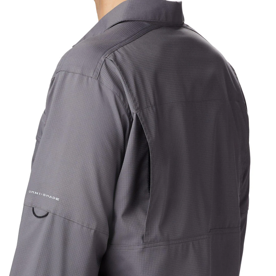 Columbia Men Grey Silver Ridge Lite Long Sleeve Shirt (Sun Protection) - Image 6