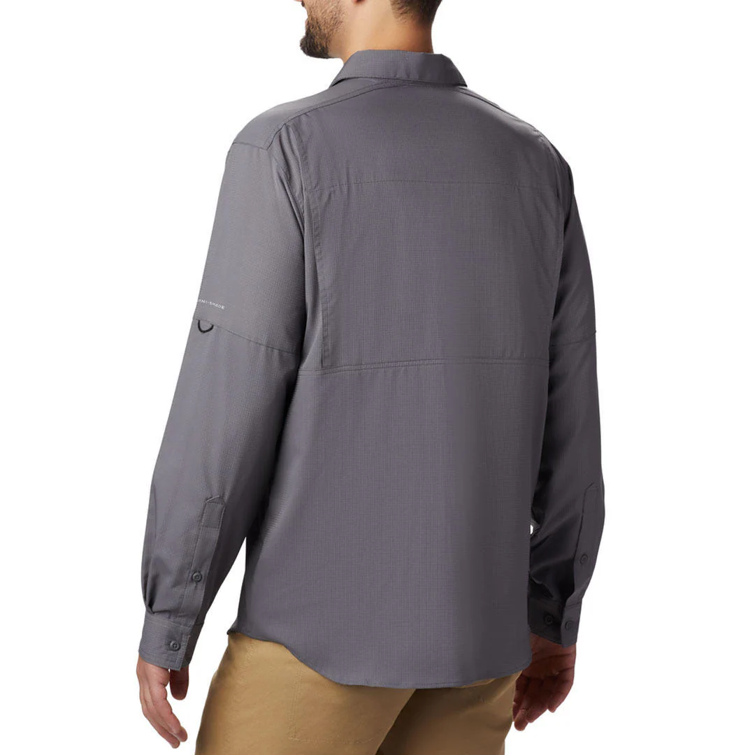 Columbia Men Grey Silver Ridge Lite Long Sleeve Shirt (Sun Protection) - Image 7
