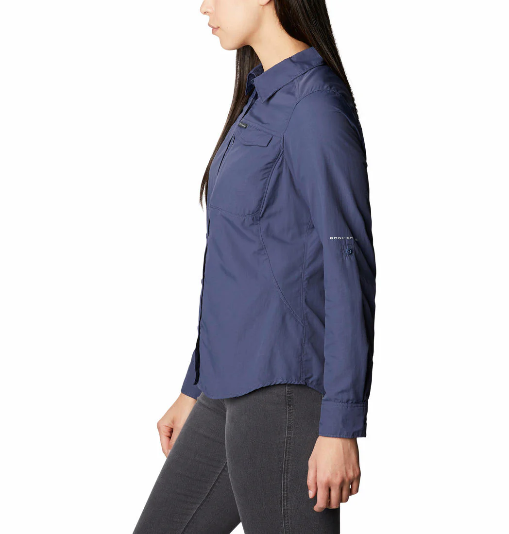 Columbia Women Blue Silver Ridge 2.0 Long Sleeve (Sun Protection) - Image 4