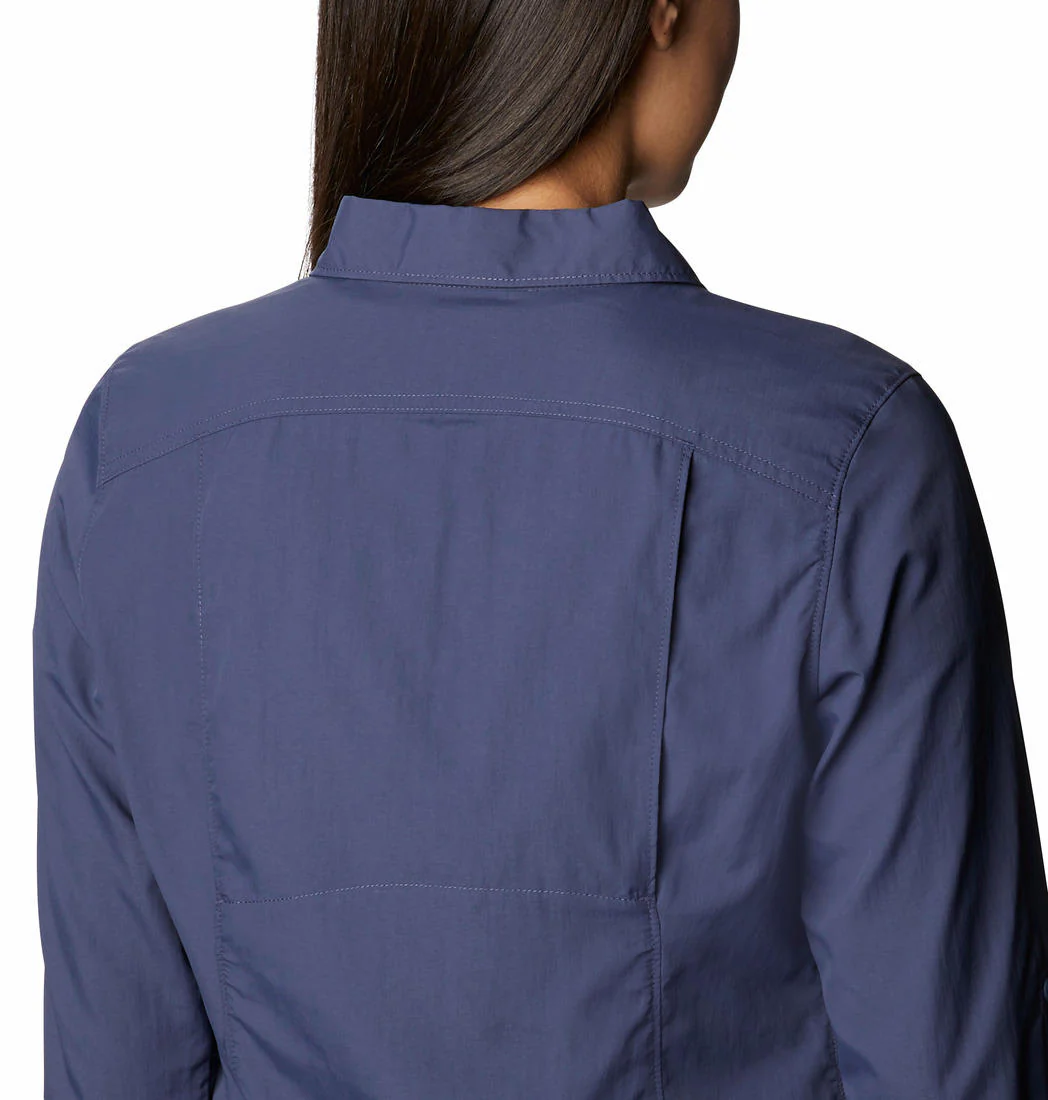 Columbia Women Navy Blue Silver Ridge 2.0 Long Sleeve (Sun Protection) - Image 5