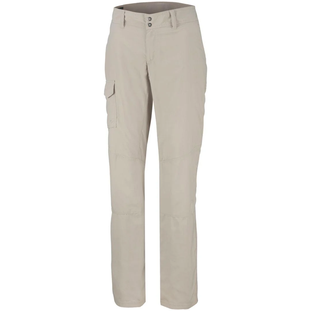 Columbia Women Beige Silver Ridge Pant (Sun Protection)